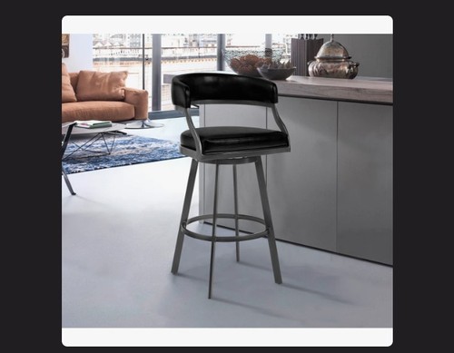 Dehn modern swivel barstool - modern, w/