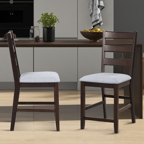 Brown counter height bar - bar, stool