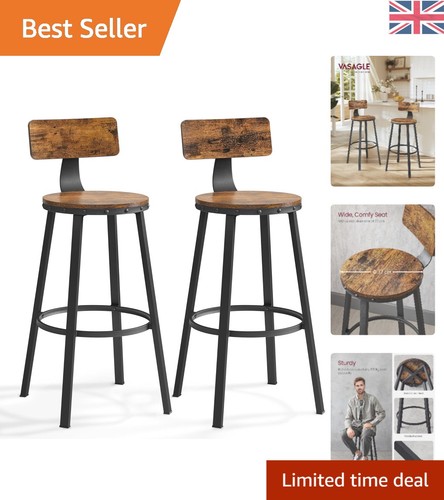 Industrial rustic bar - industrial, stools